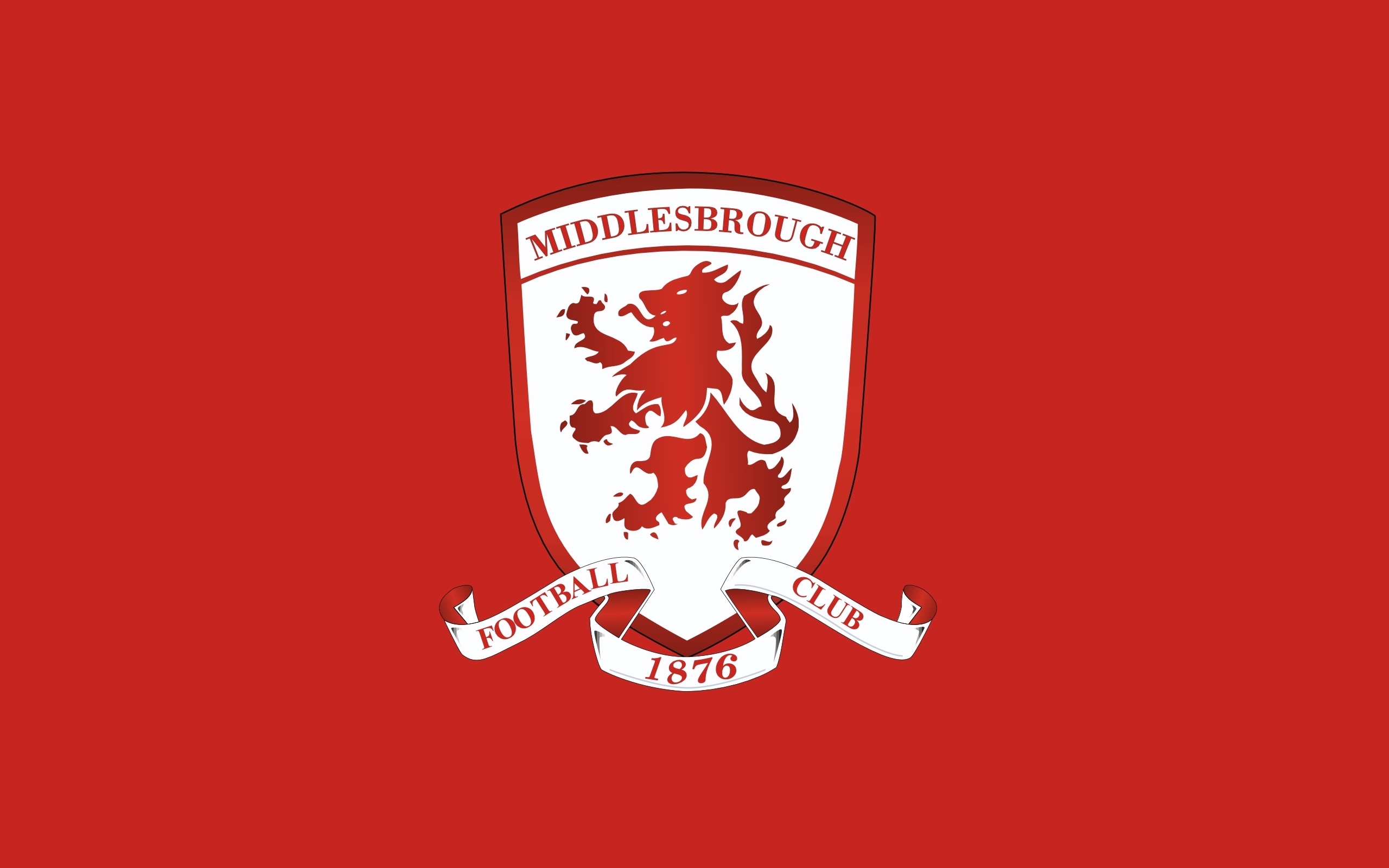Middlesbrough FC New Primary logo t shirt iron on transfers